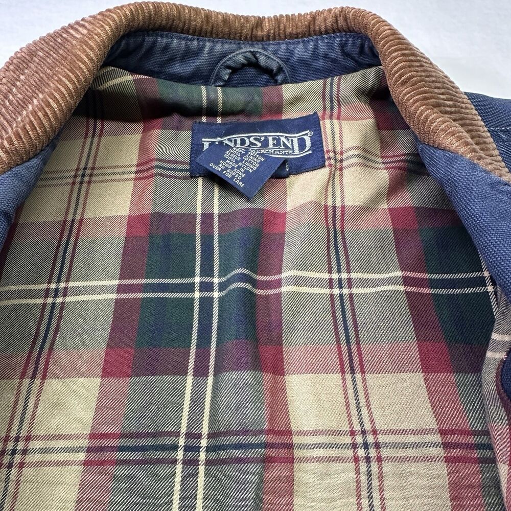 Women's Barn/Chore Navy Jacket with Corduroy Collar - Picture 6 of 10